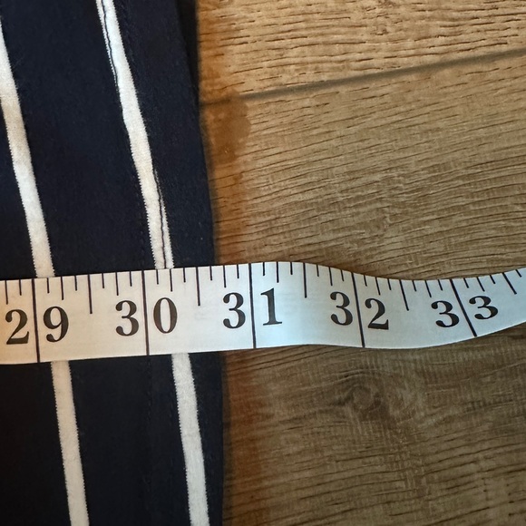 Lulus Navy Blue White Striped  Nautical T-Shirt Dress Size Medium - Picture 6 of 6